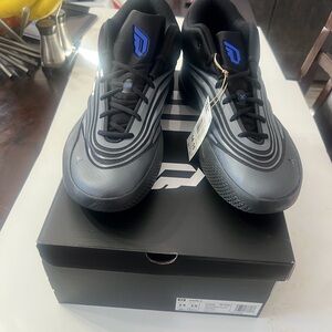 Men's Black and Blue Athletic Sneakers